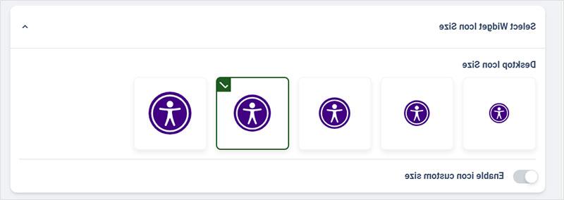 web accessibility widget icon